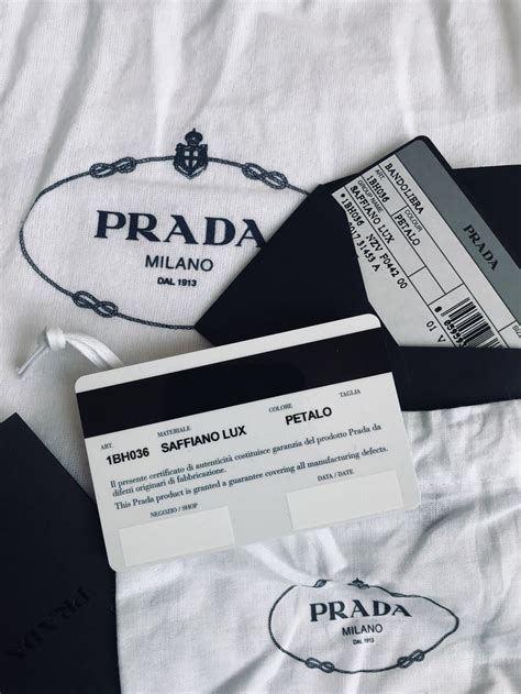 does prada authenticate|Prada authenticity certificate card.